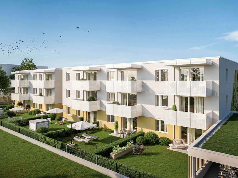 Tulln, Zeiselweg Das Bild zeigt eine Visualisierung des neuen Projektes in Tulln, Zeiselweg 46.